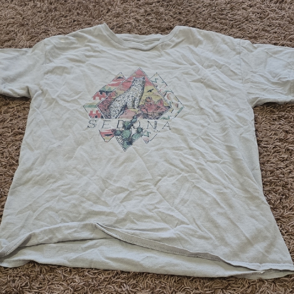 Graphic Tee with Sedona Print